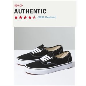 Vans Authentic Lace Up Sneakers